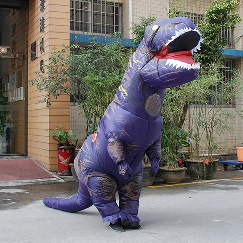 Надувной костюм динозавра T REX надувной на Хэллоуин вечерние костюмы для