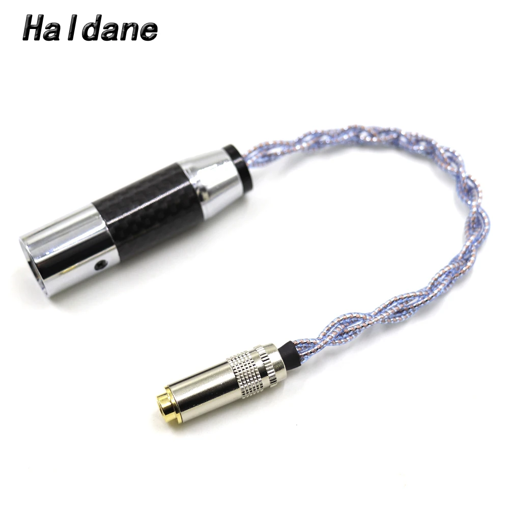 

Haldane TOP-Single-Crystal-Copper HIFI 4.4mm Balanced Female to 4pin XLR Male Oriolus BA300S 424 AUX AMP Recording Audio Cable