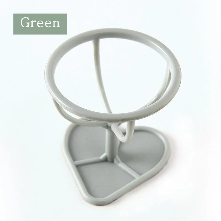 green 1 шт. держатель спонжа красота пуф для макияжа стойки скандинавском стиле спонж для нанесения макияжа дисплей подставка для губки косметический держатель инструментов Настольный Органайзер - Цвет: green