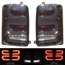 Дымчатый/красный для Лада Нива 4x4 Автомобильный Стайлинг задний светильник s светодиодный задний светильник светодиодный задний фонарь реле DRL+ тормоз+ Реверсивный+ сигнальный светильник