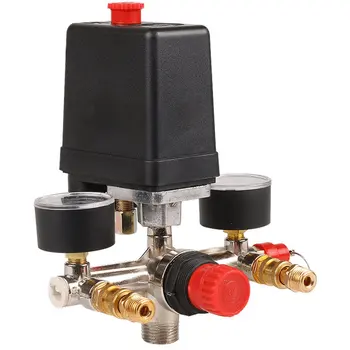 

Single Hole Pressure Regulating Valve with Table Air Pump Switch Pressure Control Switch Adjustable Outlet Valve 175psi