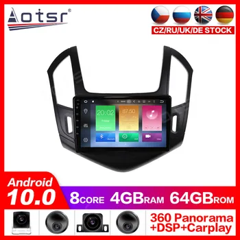 

Android 10.0 GPS Navigation Radio Player for Chevrolet CRUZE 2012-2015 Video Player Stereo Headuint free Built in Carplay dsp