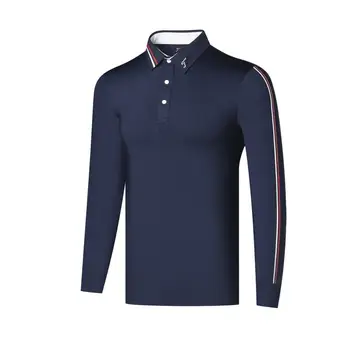 

Autumn New Men’s Golf Long Sleeves Sports Polo-Shirt