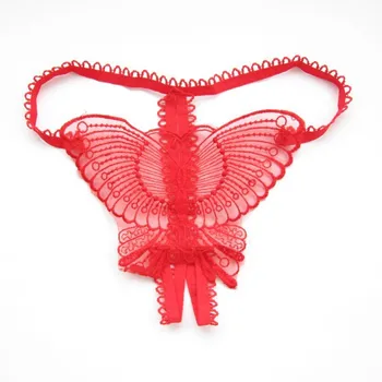 

Sexy Panties Butterfly Lace Micro Women Open Thongs G Strings Transparent Underwear Low Waist Panties Drop Shipping Нижнее Белье