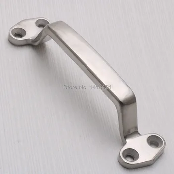 

solid Stainless steel bow door handle industrial cabinet heavy equipment knob chassis cabinet pull toolbox handle hardware