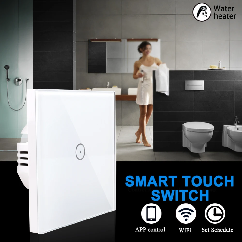 

Smart Home WiFi Panel Touch Switch Wall Wireless Control Light for Alexa Google Home Intelligent Light Switch Home Accessories