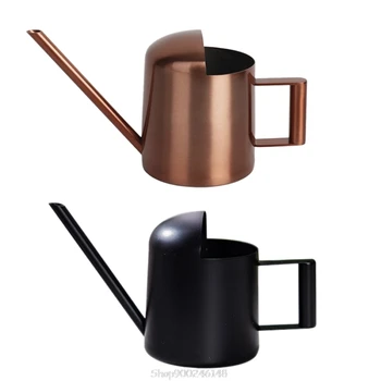 

300ml Stainless Steel Watering Can Garden Flower Plants Long Mouth Sprinkling Pot O30 20 Dropship