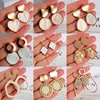 New Korean Statement Earrings for women White Cute Arcylic Geometric Dangle Drop Gold Earings Brincos 2022 Trend Fashion Jewelry ► Photo 1/6