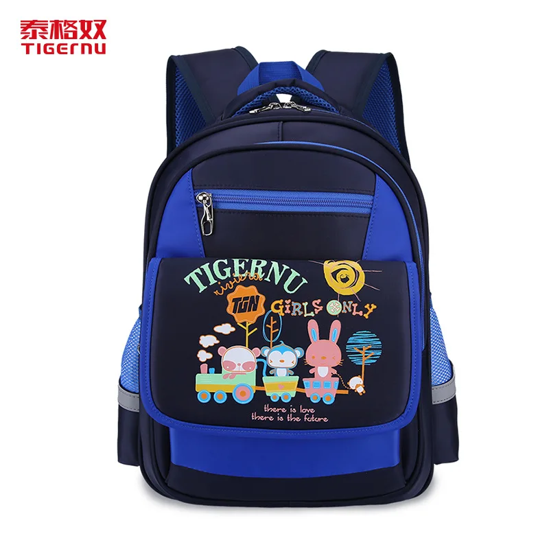 

Tigernu New Style Kindergarten Schoolbag for Elementary School Students CHILDREN'S Rucksack Shoulder Cartoon Backpack