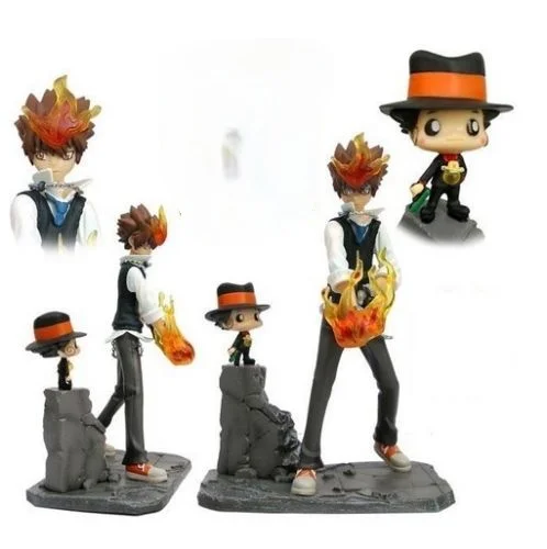 Аниме Katekyo Hitman Reborn Sawada Tsunayoshi &amp коллекционная фигурка 7 дюймов японская