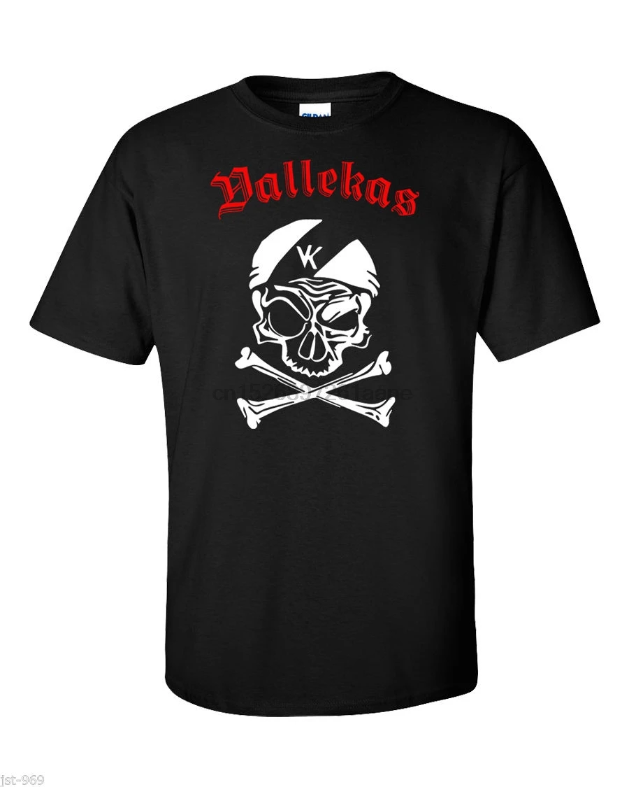 Newest Funny Bukaneros T-Shirt Rayo Vallecano RVM Vallekas Foot ball Ultras Antifa Punks Print T shirts O neck Short Sleeves |