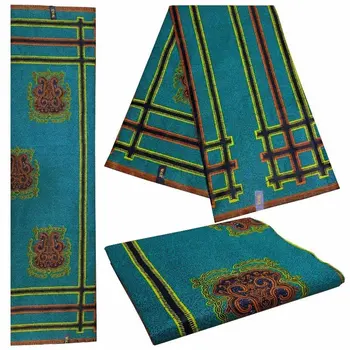 

2019 Ankara print 100% Cotton java wax fabrics for women clothes textiles 6 yards wholesale real african wax fabric!DF-4508