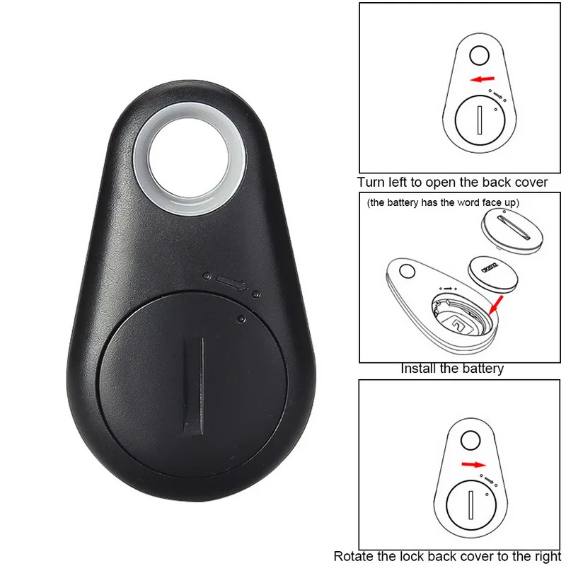 Mini Smart Bluetooth GPS Tracker Locator Alarm Wallet Finder Key Keychain Pet Tracker Child Carphon phone Anti Lost Remind