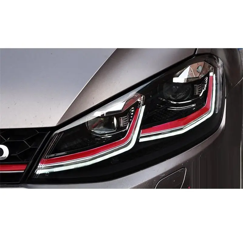 Led Para Авто дневные ходовые Боковые указатели поворота освещение автомобиля фары Задние фары 14 15 16 17 для Volkswagen Golf 7