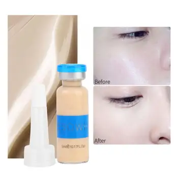 

10pcs Rejuvenate Liquid Foundation Skin Brightening Concealer Liquid Serum with Dropper Tattoo Supplie 5ml / Bottle
