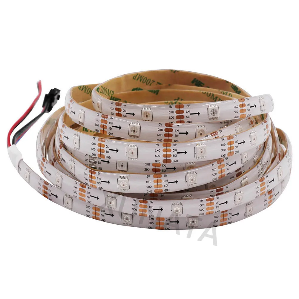 

DC 5V CX2802 5050 RGB LED Strip Dream Color 30 60 leds/m Smart led pixel strip IP21 65 67 WS2801 IC built-in LED Lights