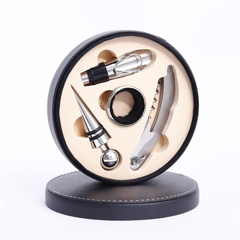 

Creative Red Wine Bottle Opener Set with Gift Box Kitchen Accessories Tools Christmas New Year Wedding Gift Bar Supplies