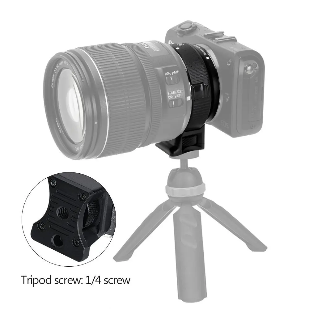 Commlite EF EOS M Адаптер для крепления объектива с автофокусом Canon EF/EF S объектив