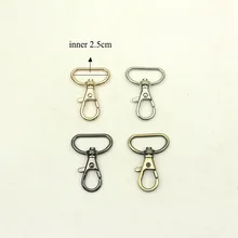 

5Pcs 25mm Handbag Straps Hanger D Ring Buckles Collar Lobster Clasp Swivel Trigger Clips Snap Hook DIY Leather Craft Accessory