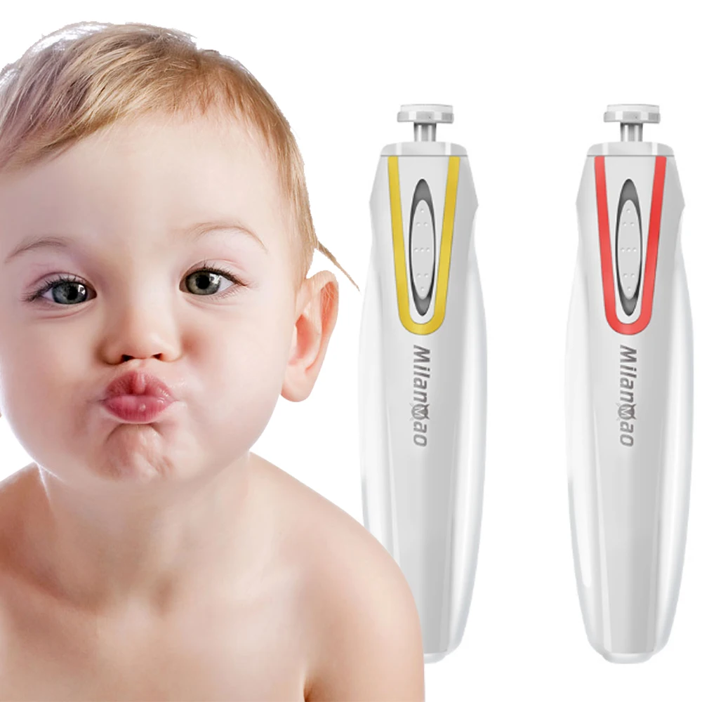 

OEAK Portable Adult Baby Electric Nail Trimmer Safe Manicure Pedicure for Kids Adult Quiet Nail File Babies Nail Care
