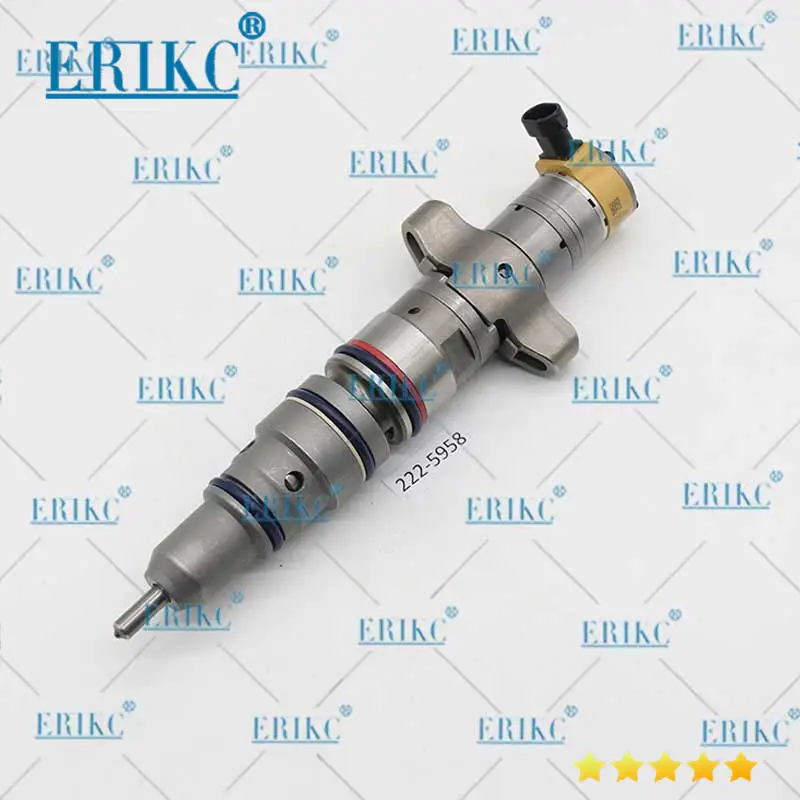 ERIKC 222-5958 CAT C7 Топливная форсунка Common Rail 2225958 автозапчасти инжектор для гусеничного дизельного двигателя экскаватора