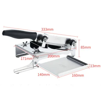 

Home Manual Stainless Steel Slicer Authentic Vegetable Cutter Beef Mutton Hot Pot Meat Slicer