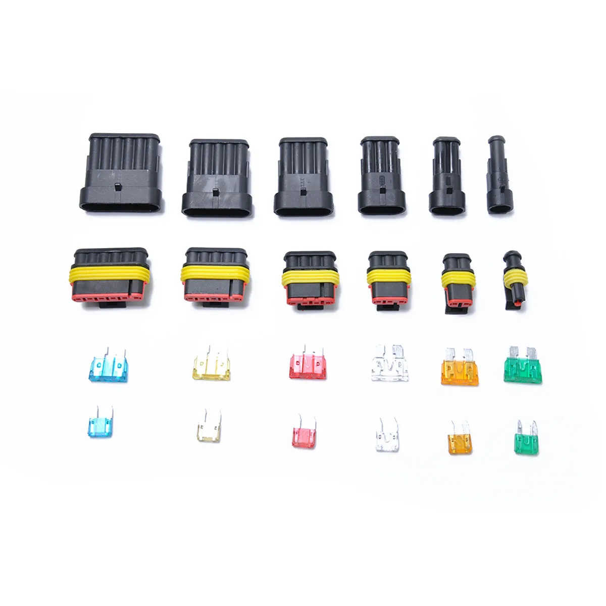 Автомобильный соединитель комбинированный ящик для инструментов+ предохранитель-HID аксессуары модифицированный набор-ксеноновая лампа для обслуживания 14 комплектов
