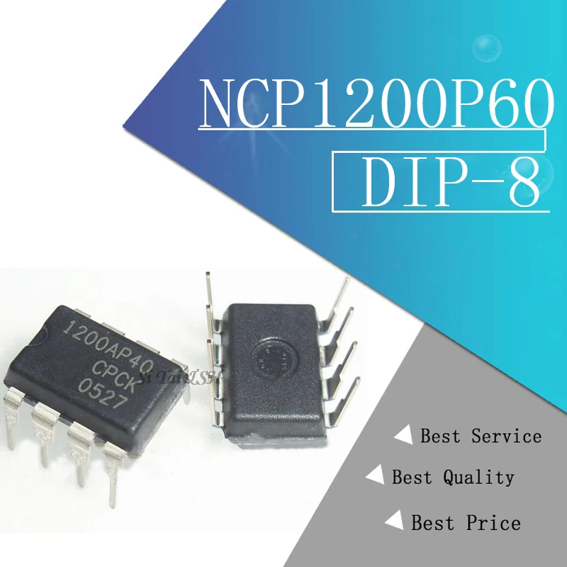10 шт./лот NCP1200P60 1200P60 DIP-8 1200AP40 1200P40 ЖК-чип управления питанием | Электронные
