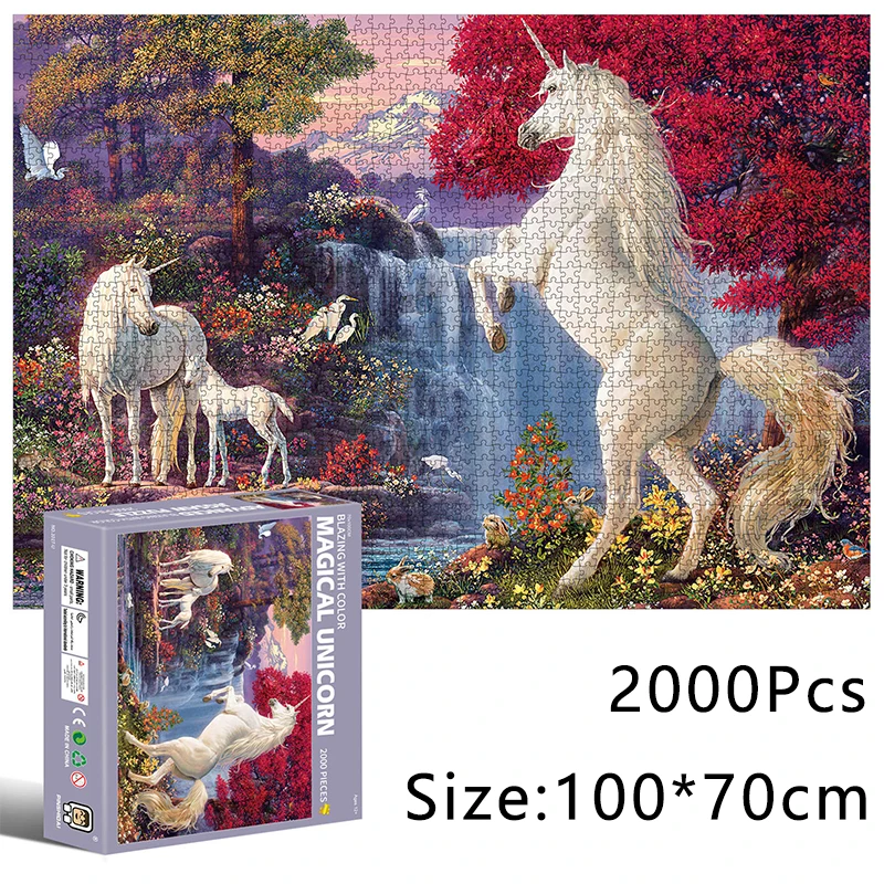 Jigsaw Puzzles 2000 Pieces For Adult Animal Puzzle Educatif Artwork Games Child Educational Toys Adults 18 Home Decor | Игрушки и хобби