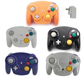 

Classic 2.4G Wireless Controller Gamepad for Wii U Gamecube NGC GC with Receiver Adapter Joystick Joy Pad