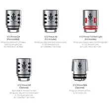 V12 Prince Coil RBA Q4 M4 X6 T10 головка катушка сетчатый ремешок ядро стекло для V12 Prince Tank Mag электронная сигарета Vape
