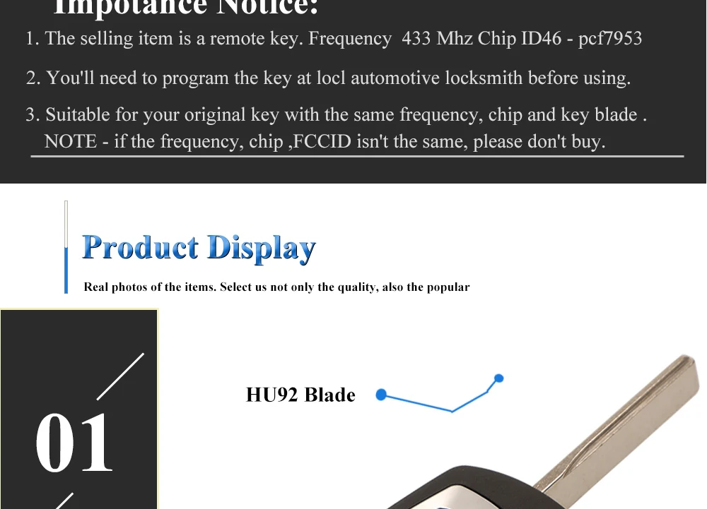 Keyforkess CAS2 modificato vibrazione chiave a distanza 315/433/868MHZ Chip di ID46-PCF7953 per BMW 3 5 7 E38 E39 E46 M5 X3 X5 E65 4 pulsante Fob - H068713facf134574b4311175bbd39c79Y