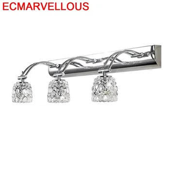 

Lampara Techo Colgante Moderna Sconce Tete De Lit Crystal LED Wandlamp Applique Murale Luminaire Light For Home Wall Lamp