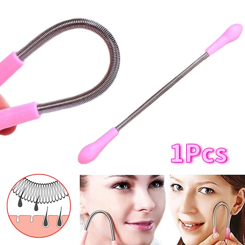 1 Pcs Face Facial Hair Spring Remover Stick Remova Epilator Epistick Facial Hair Remover Spring Threading Tool Removal Epicare