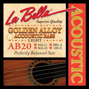 

AB-20 string kit for acoustic bass guitar 45-100 La Bella