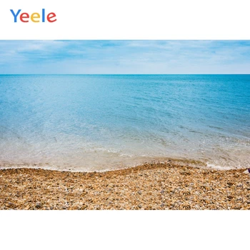 

Tropical Background Sea Beach Spray Waves Cloudy Blue Sky Holiday Scenic Photography Backdrops Photocall Photo Studio