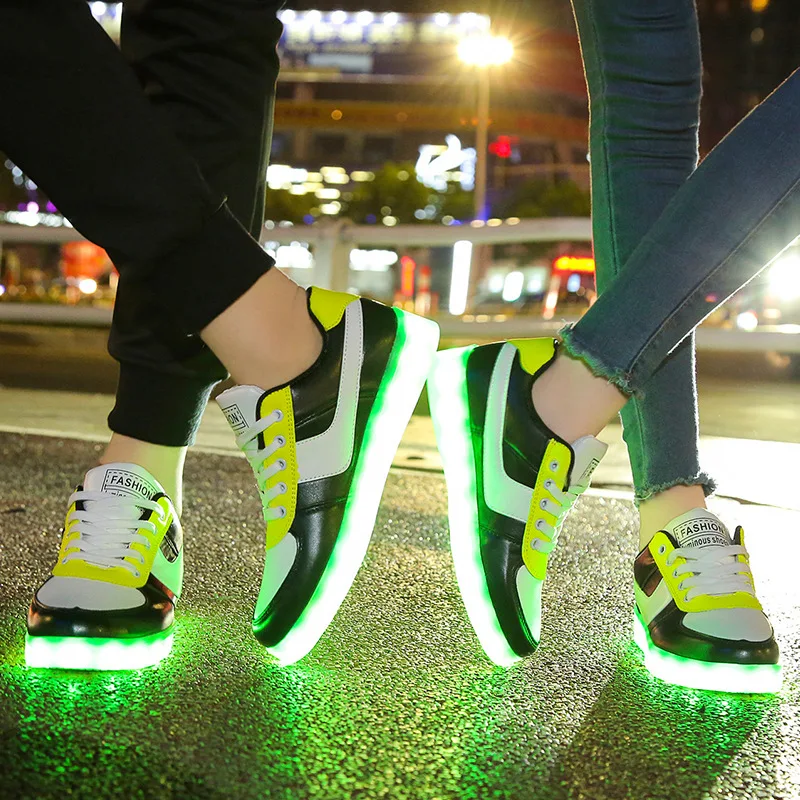 Kopen Size 30 44 USB Lading Kinderen Lichtgevende Sneakers Led Schoenen voor Kinderen Jongens Meisjes Gloeiende Verlichte Schoenen Met Verlichting casual Schoenen