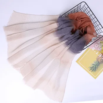 

New embossed gold thread stitching scarf new hairy side national wind women's long scarf VS154