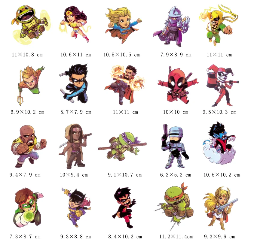 Новинка 100 шт./лот классические наклейки Marvel в стиле аниме игрушки для ноутбука