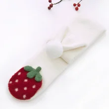 Детский шарф с фруктами в Корейском стиле; Модный осенне-зимний комбинезон для девочек; зимняя детская одежда в Корейском стиле