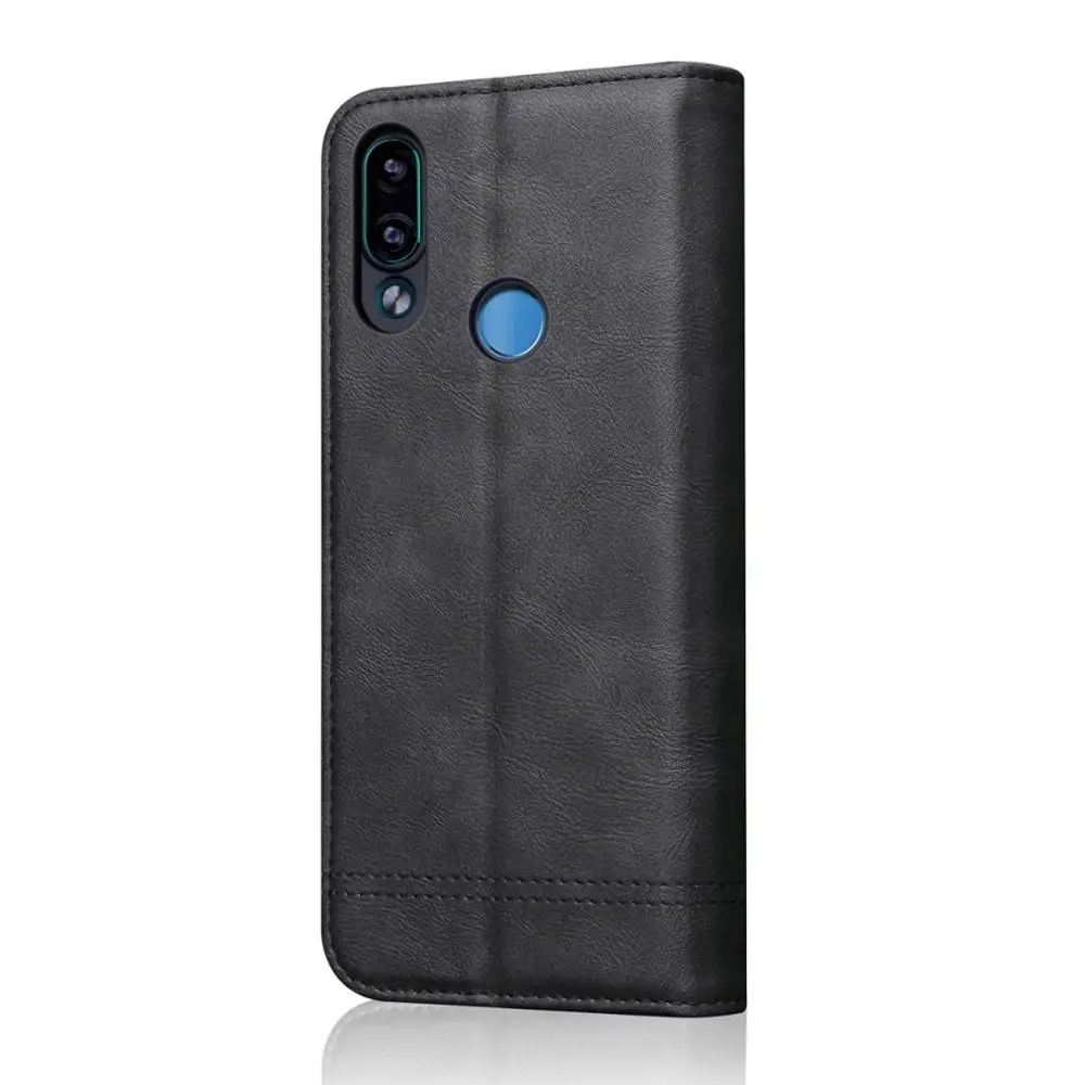 Роскошный тонкий кожаный чехол книжка в стиле ретро для Xiaomi RedMi Note 7 кошелек с