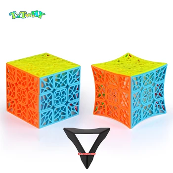 

QiYi DNA Plane Concave 3x3 Magic Cube Stickerless Newest 3x3x3 Speed Cube Puzzle Cube Kids Toys Gift Toys for Children