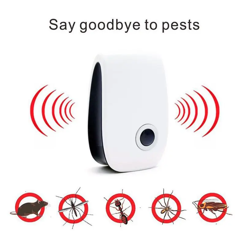

Ultrasonic Mosquito Pests Repellent Multifunctional Electronic Mouse Cockroach Insect Repellent Take Away Harmful Organisms