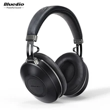 Bluedio fone de ouvido alta fidelidade anc sem fio bluetooth 5.0 fone de ouvido passo contagem slot para cartão sd função nuvem suporte app redução ruído