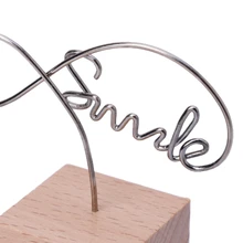 Металлические слова, деревянные зажимы для заметок, держатель для фото, зажимы для рабочего стола, канцелярские принадлежности для рукоделия LX9A