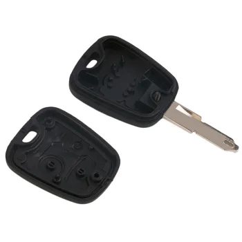

New 1PCS Replacement 2 Button Remote Key Fob Blade Case Shell Fits For PEUGEOT 206 100% Brand new and high quality Top Sale