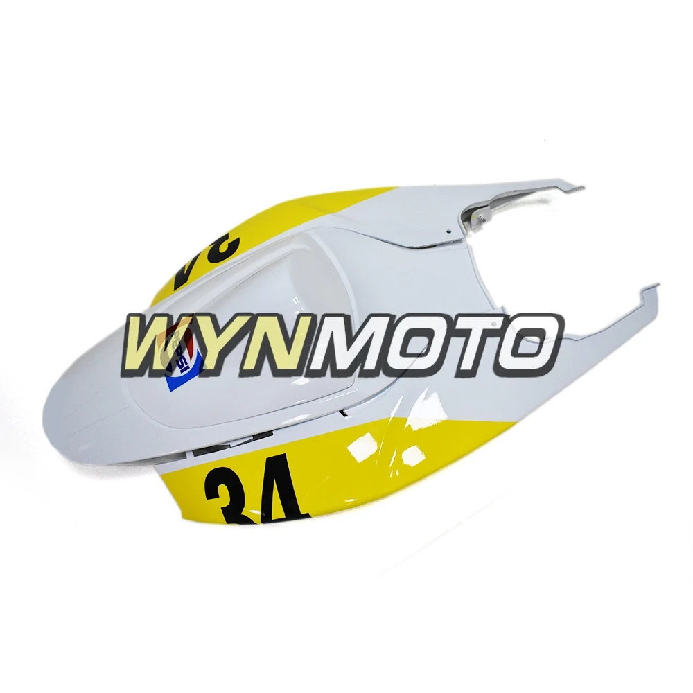 Желтый белый кузов, включая крышку бака и Крышку Сиденья для GSXR600 750 06-07 2006 2007 K6 впрыск АБС пластмасса обтекатели