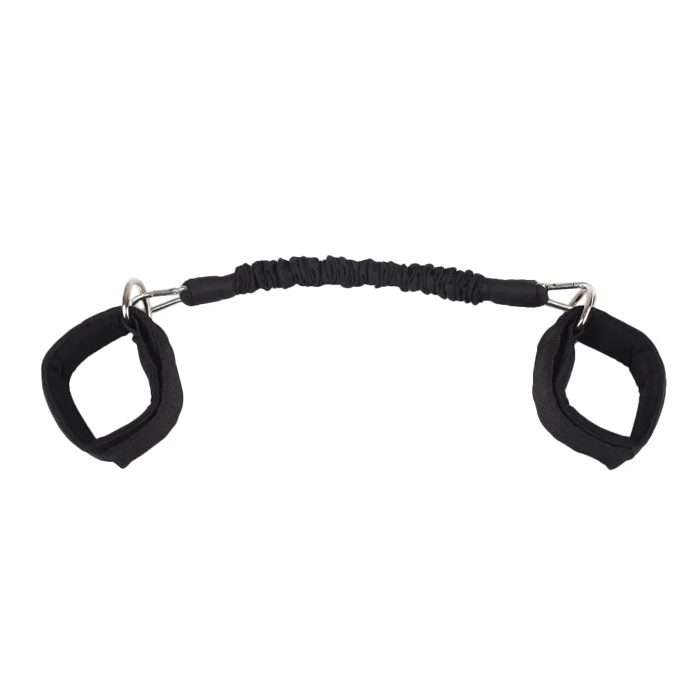 

Leg Trainer Expander Pulling Belt Bounding Belt Resistance Stretching Bands Feet Training Strap Set Exercise Durable Black