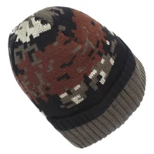 Мужская и женская зимняя вязаная шапочка Пылезащитная теплая ветрозащитная Мягкая дышащая Лыжная шапка для катания