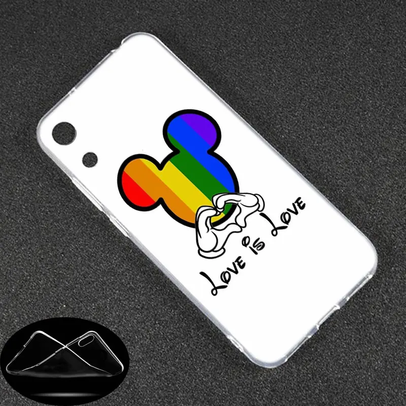 Роскошный силиконовый чехол Love is love для геев лесбиянок LGBT Huawei Honor 9X 8A 7A 20 Pro 7X 8X 7S 8S 8